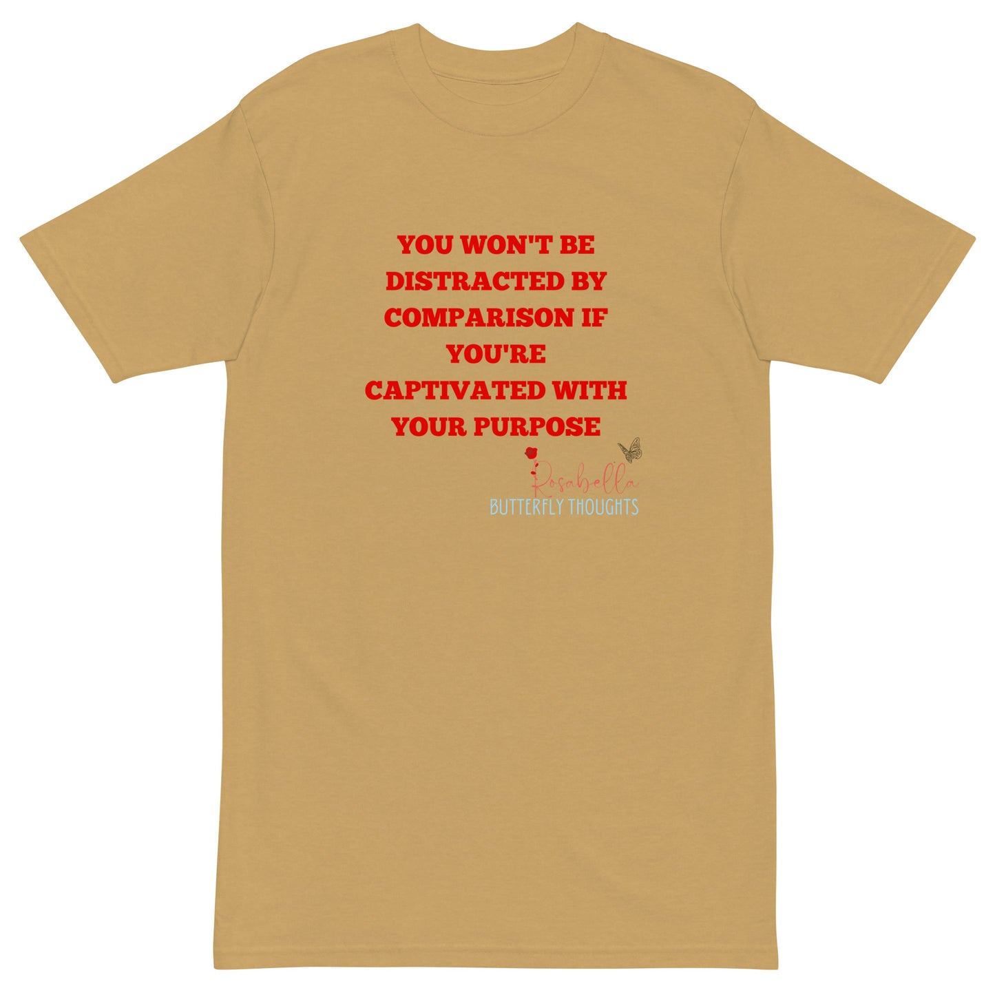Rosabella Butterfly Thoughts - Men’s premium heavyweight tee