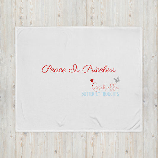Rosabella Butterfly Thoughts - Throw Blanket